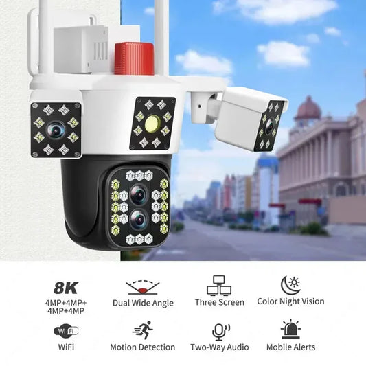 Trostruka WiFi PTZ Kamera X3