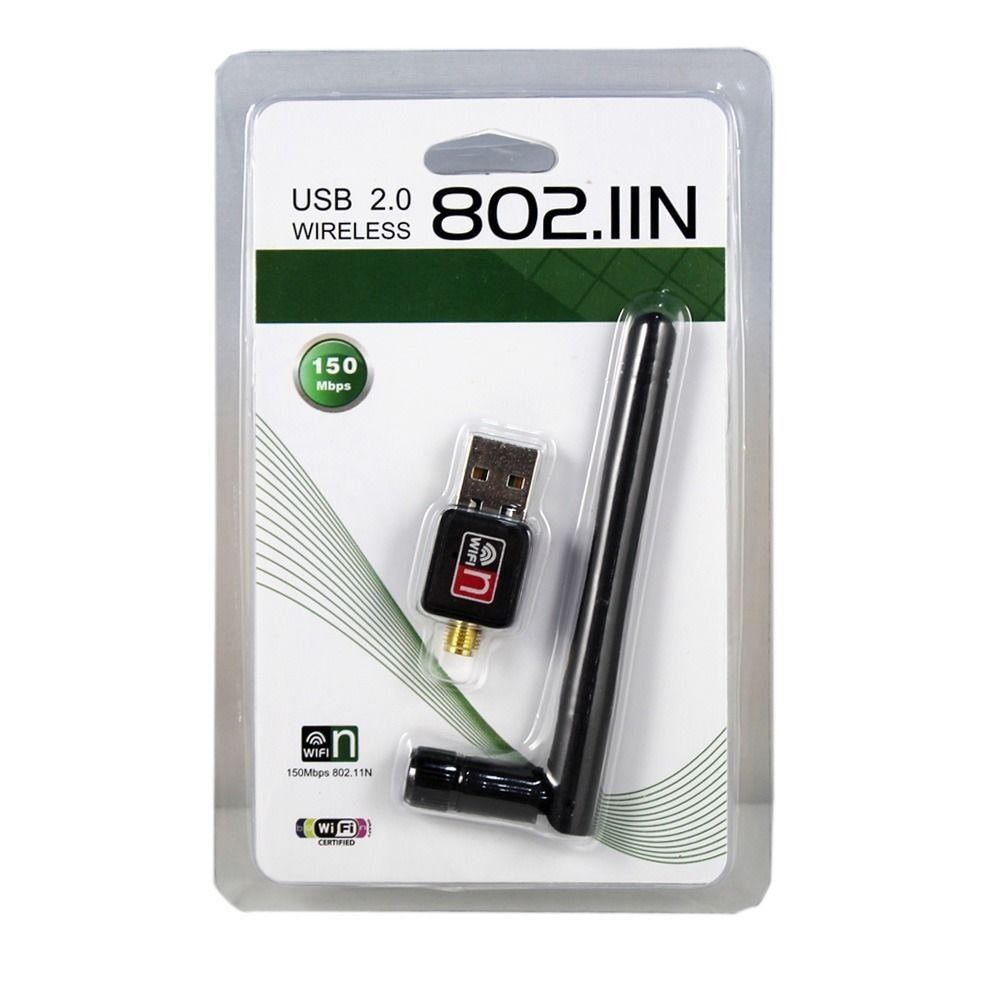 Wireless USB Adapter 150 Mbps – WiFi Adapter sa Antenom za Jaku Konekciju