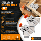 Ugaona Stega za Drvo – Podesiva Stolarska Stega za Precizno Spajanje Drvenih Elemenata i DIY Radove