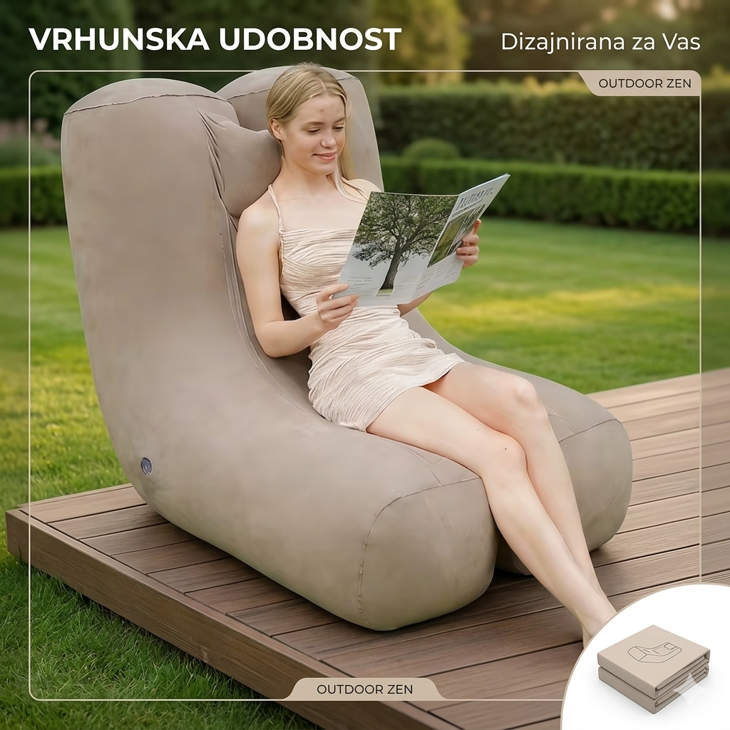 Unikatna fotelja u obliku stopala | Mekana dekorativna fotelja