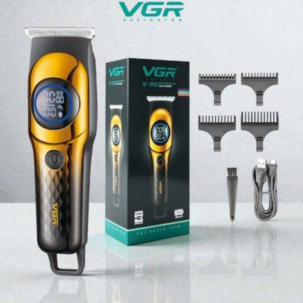 VGR V-966 Mašinica za Precizno Šišanje i Trimovanje - Precizno T-Sečivo i LED Indikator