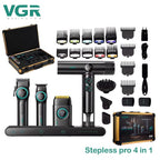 VGR Barber Kit 4u1 – Komplet za Šišanje i Brijanje | 9000 RPM Motor