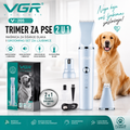 VGR V-205 Trimer za Pse 2 u 1 – Mašinica za Šišanje Dlaka i Grooming Set za Ljubimce
