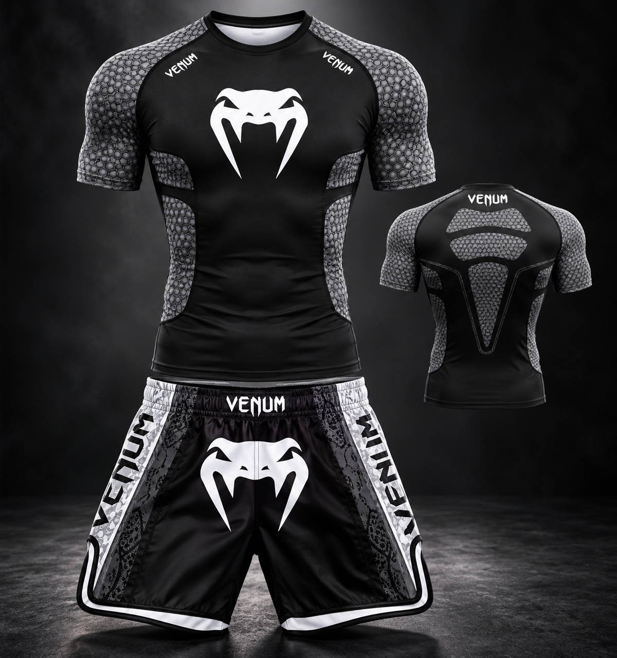 Venum MMA Komplet – Sportska Majica i Šorc za Trening