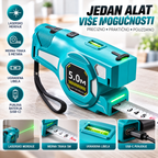 Višenamenski Laserski Metar 5M – Punjiva Digitalna Merna Traka sa Laserskim Merenjem