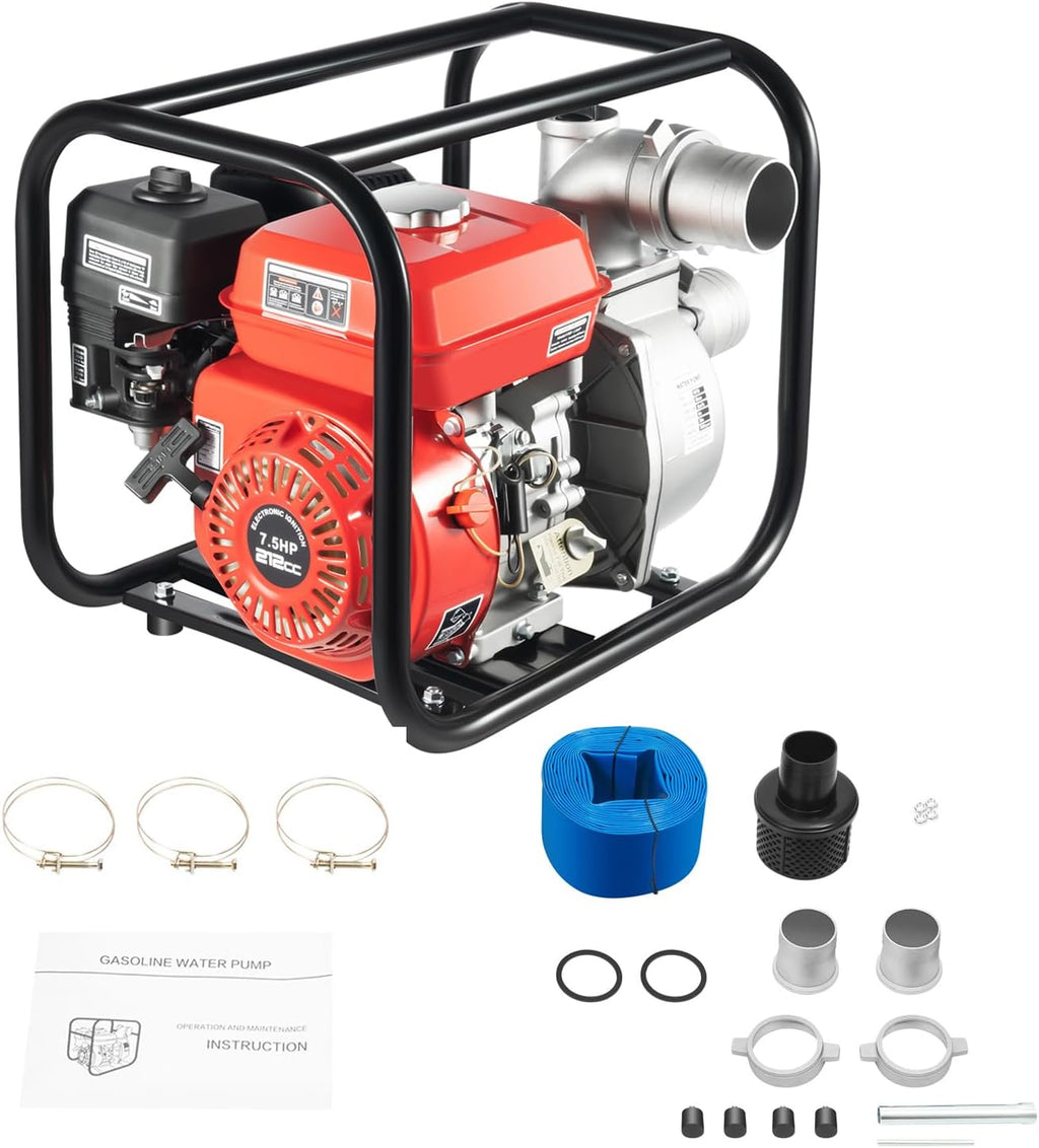 Visokopritisna Benzinska Pumpa 3" – 7.5HP za Farme, Bazene i Bašte