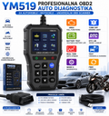 YM519 Univerzalni OBD2 Scanner za Automobile i Motore – Auto Dijagnostika sa Brzim Očitavanjem Grešaka