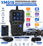 YM519 Univerzalni OBD2 Scanner za Automobile i Motore – Auto Dijagnostika sa Brzim Očitavanjem Grešaka