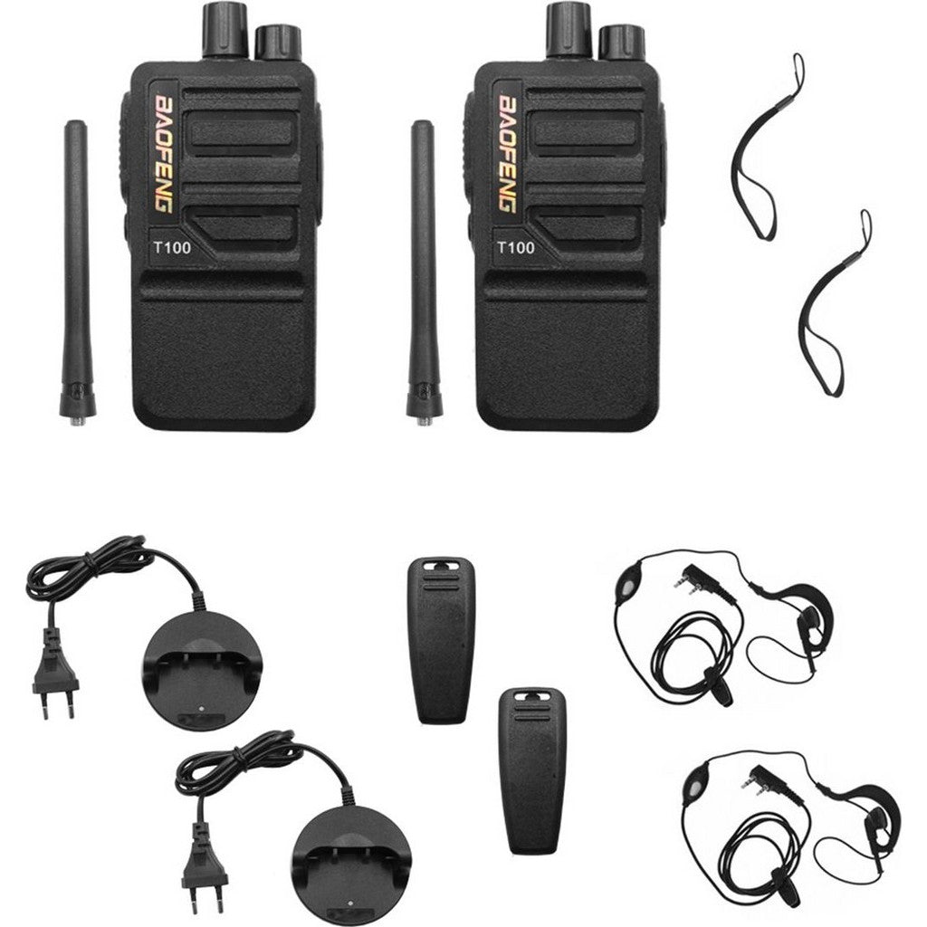 Baofeng radio stanice T-100 set 2kom