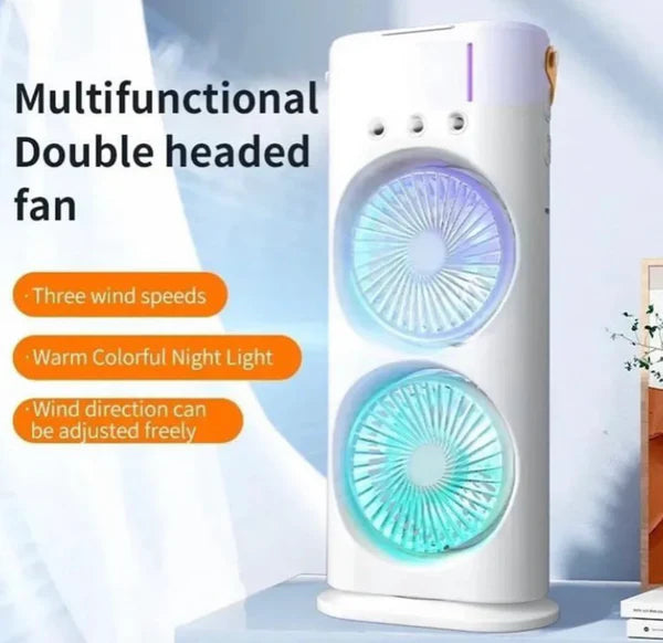 LED klima sa dva ventilatora i ovlaživačem vazduha