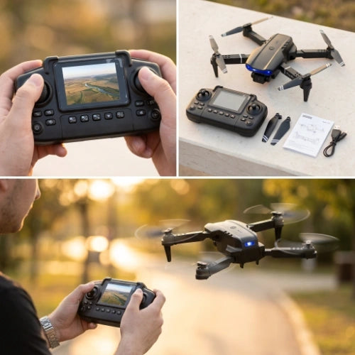 Dron sa Ugrađenim Displejem E99 Max – Snimanje iz Vazduha u Realnom Vremenu