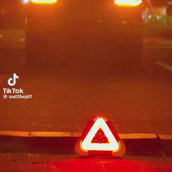 Sigurnosni LED trougao za radove na putu