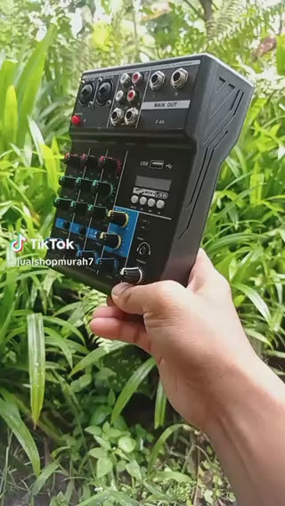 Mikseta Cetvorokanalna mikseta USB sa pojacalom za mikrofon