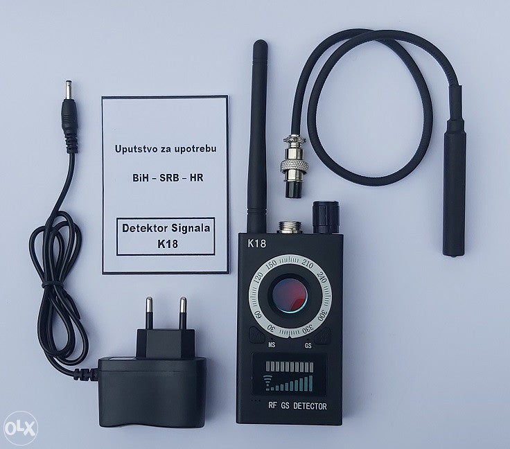 Detektor GPS, GSM signala prisluskivaca, bubica, kamera K18