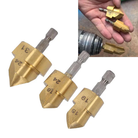 Set 3 burgije za proširivanje cevi