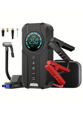 Starter buster sa kompresorom power bank lampa 4u1