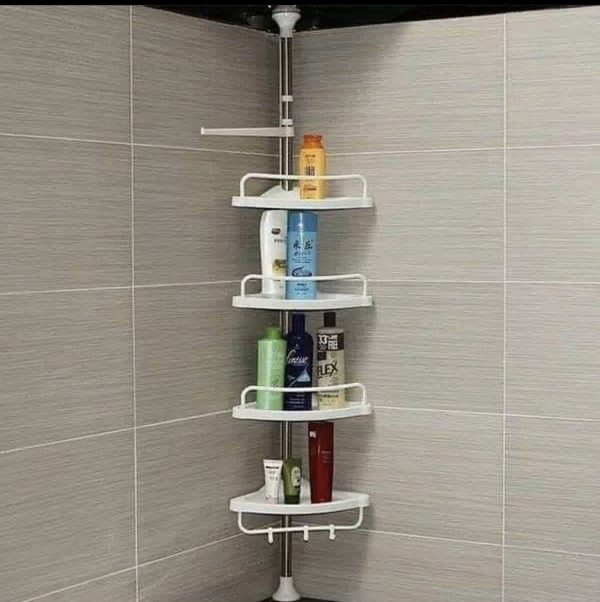 Ugaona polica za kupatilo podesiva