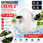 Vatrogasno Crevo 2" – Izdržljivo Crevo za Pumpe, Navodnjavanje i Protivpožarne Sisteme Vatrogasno Crevo 2 Cola – Fleksibilno Visokopritisno Crevo za Vodu