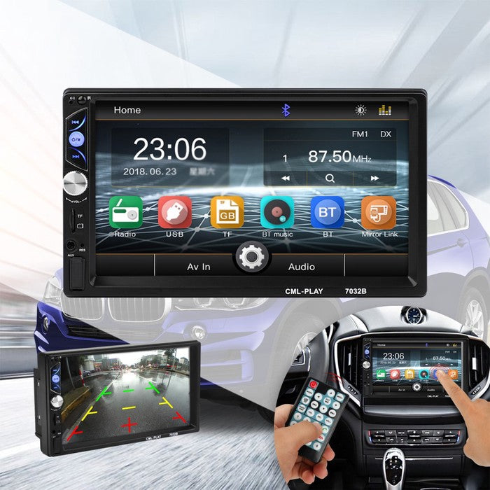 Multimedia za auto 2din 7inca + parking kamera+ blenda 7010B