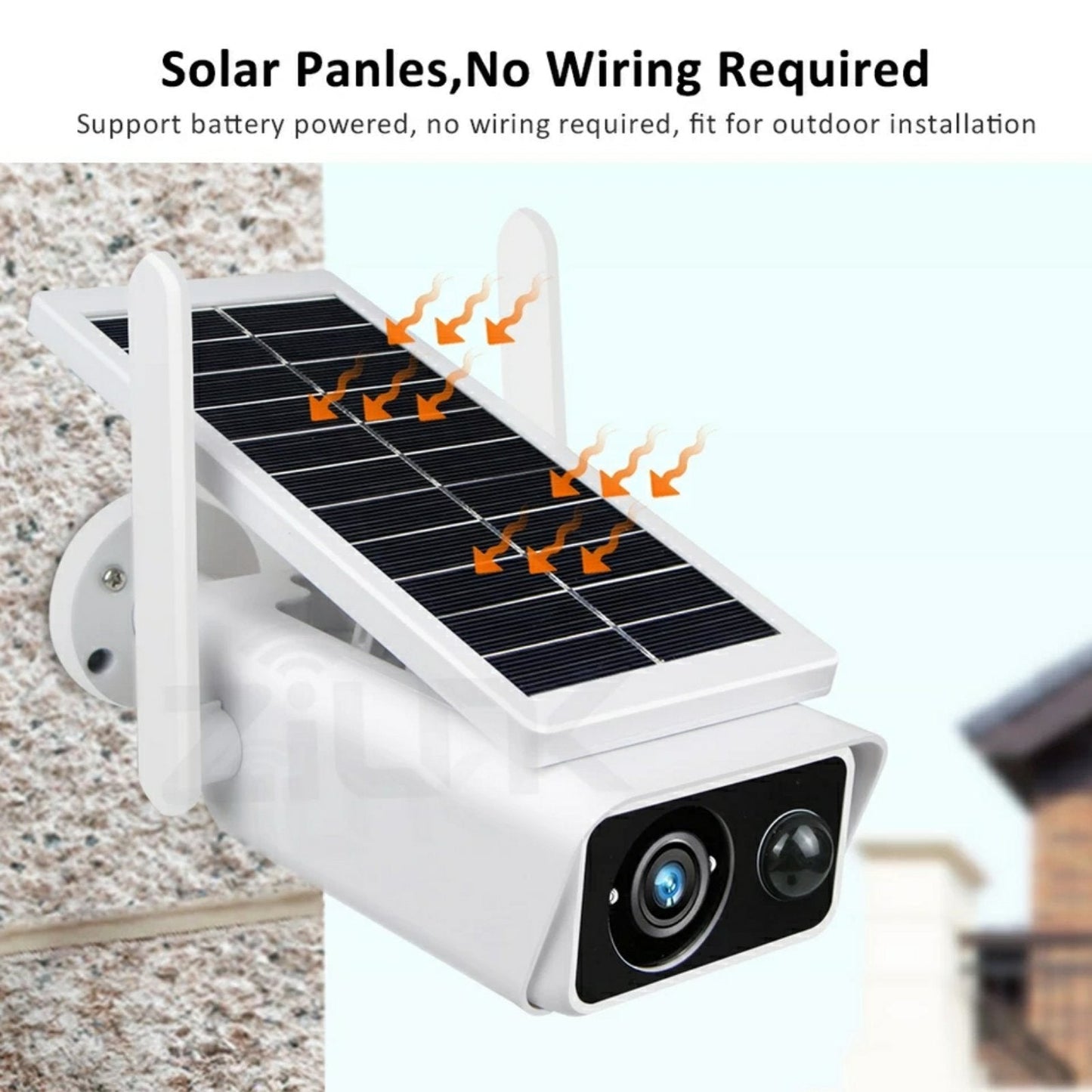 Solarna IP WIFI Kamera Full Hd 3mp + dve antene