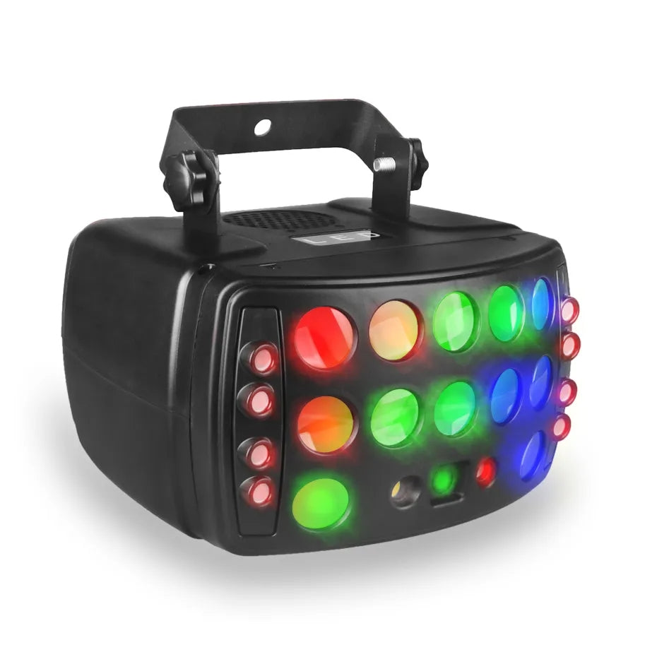 Led Disco Laser RGB DJ Strobe Light DMX512 4u1