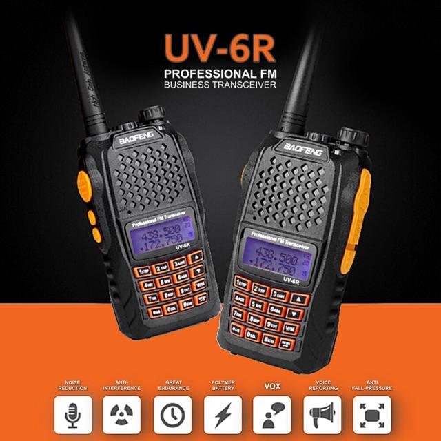 Baofeng radio stanica UV-6R 7W Dual-Band baofeng radio stanica