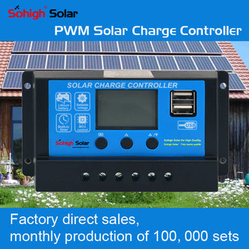 Solarni Regulator Kontroler 12V/24V 20A Solarni kontroler