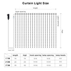 Led zavesa SMART RGB sa mobilnom kontrolom i daljinskim 3x3m