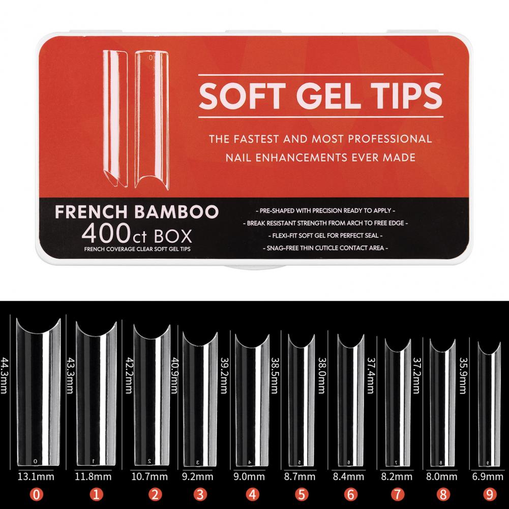 Gel tipse veštačke nokte French Bamboo 400kom