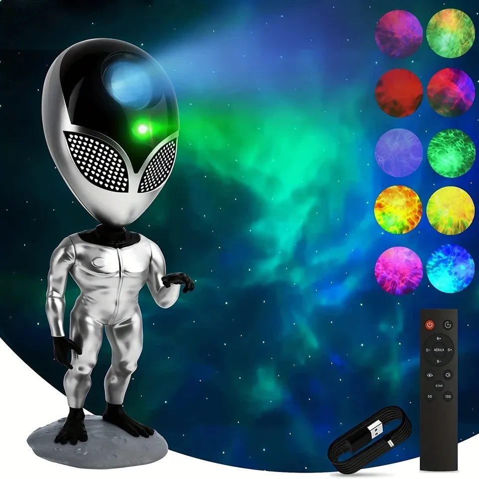 Alien Lampa zvezdano nebo Galaxy projektor