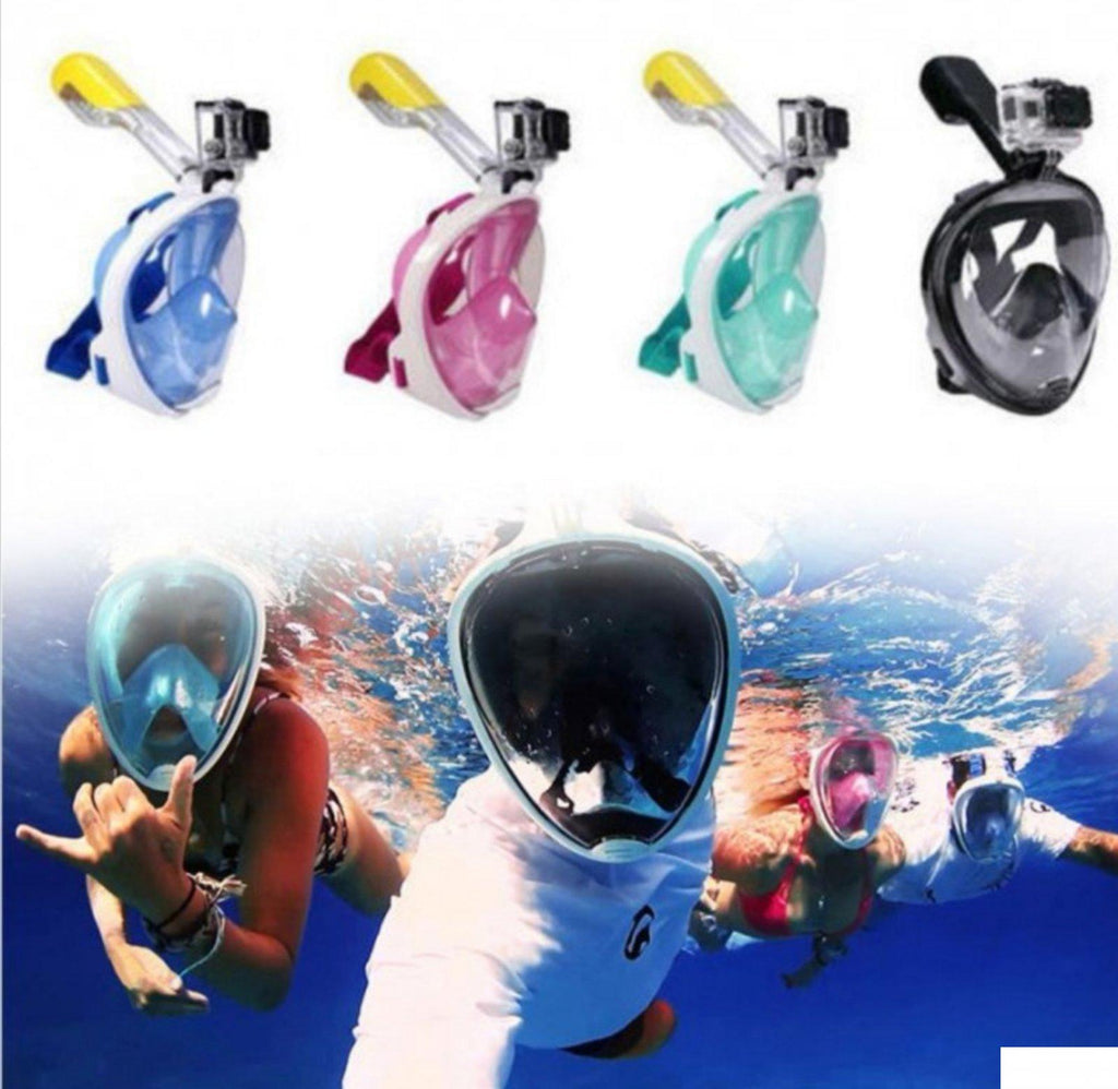 Maska za Ronjenje sa Disaljkom za GoPro Kameru – Profesionalna Full Face Snorkeling Maska