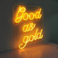 LED NEON fleksibilna traka 5m Zlatna
