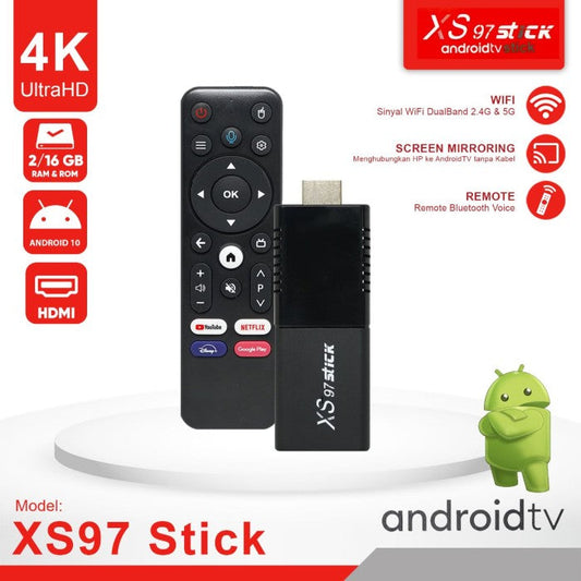 Android TV Stick XS97 2GB/16GB TV Box